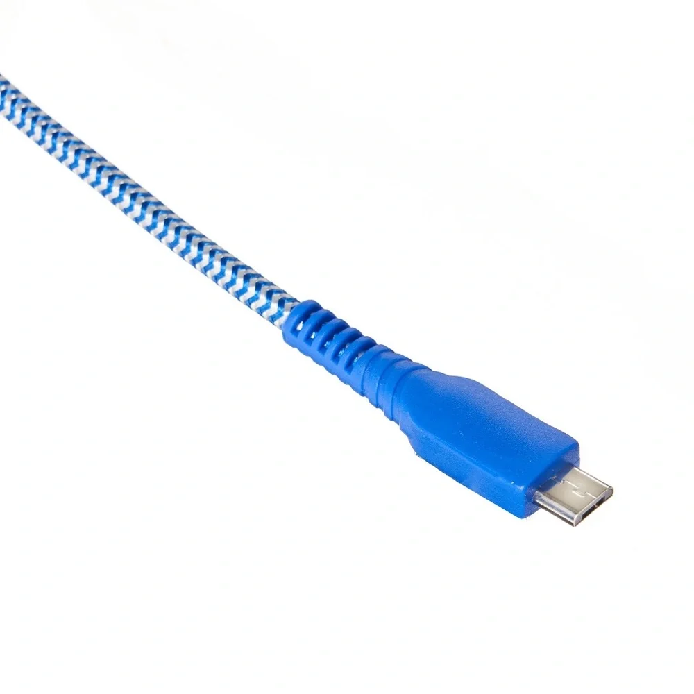 ONN. Braided 6’ Ft Sync & Charge Cable with Micro USB Connector NWT